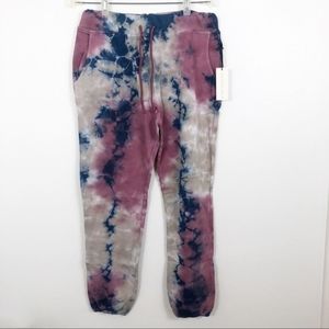 Daydreamer x Revolve Rouge Storm Tie Dye Jogger Sweatpants Athleisure Comfy Pant